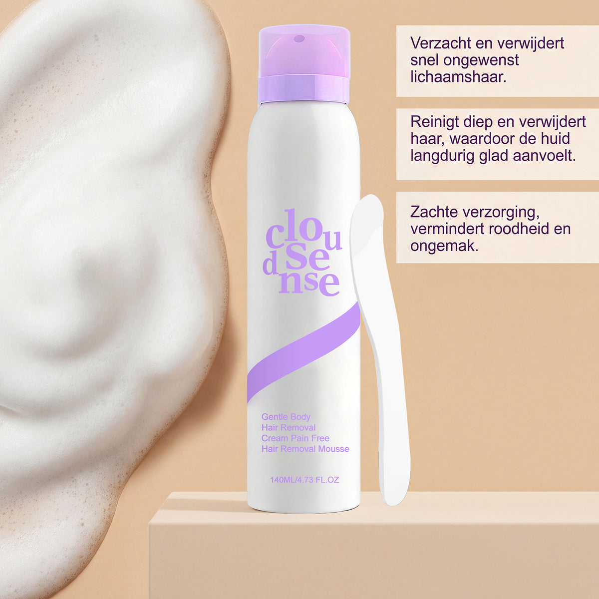 Nexzuva™ Gentle Body Hair Removal Mousse